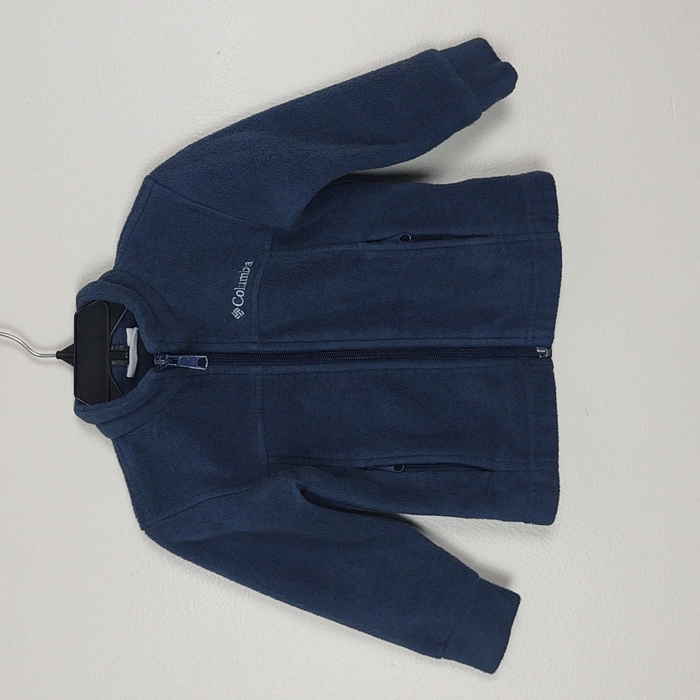 Columbia Steens Mountain Fleece Zip Up Jacket Toddler Blue 2T Unisex